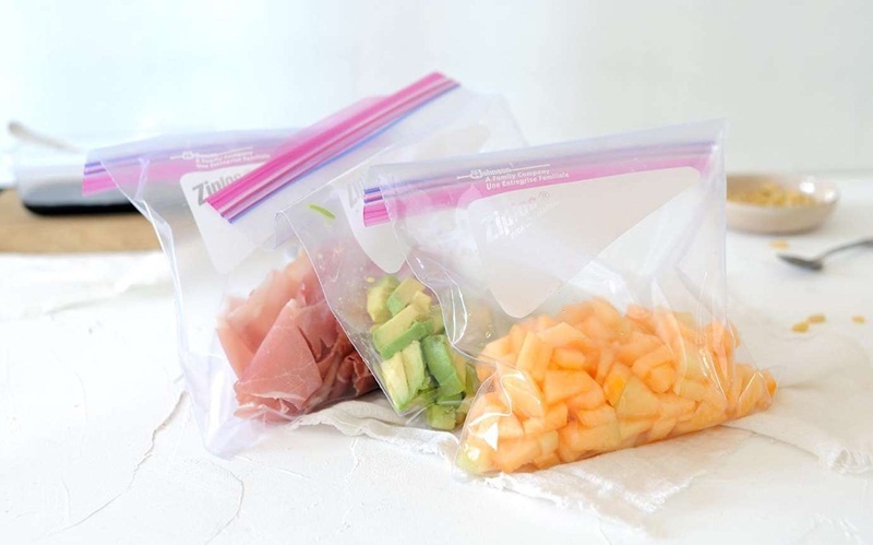 sacos plásticos zip lock alimentos