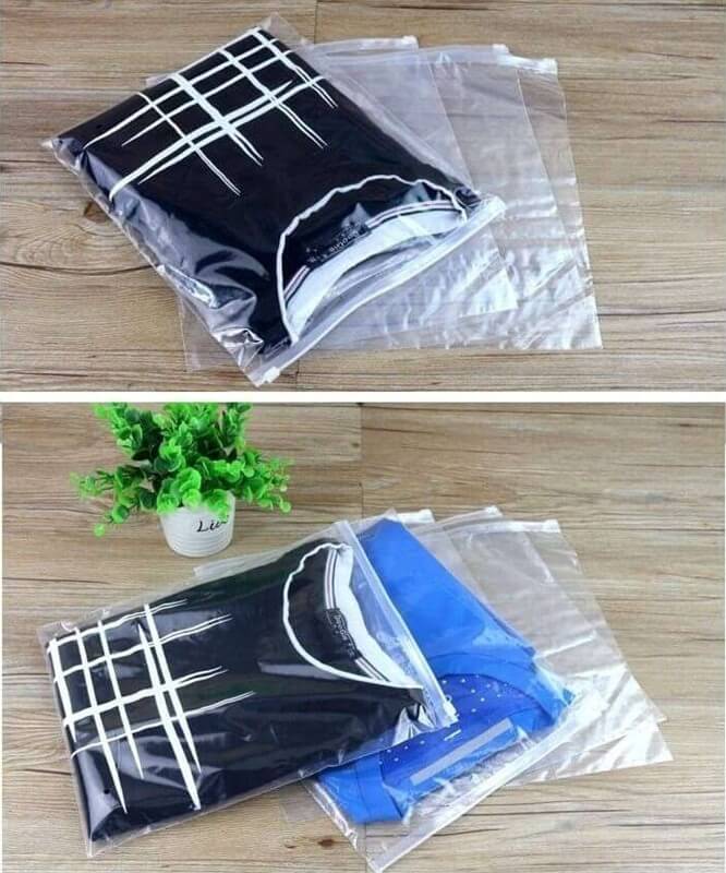 sacos plásticos ziplock roupa